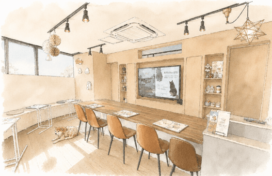 Renovation Cafeの店内写真
